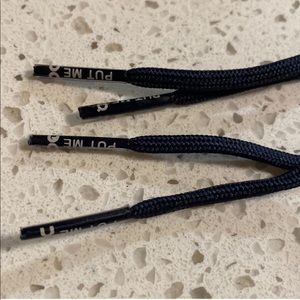 On cloud Swiss navy shoelaces replacement unisex